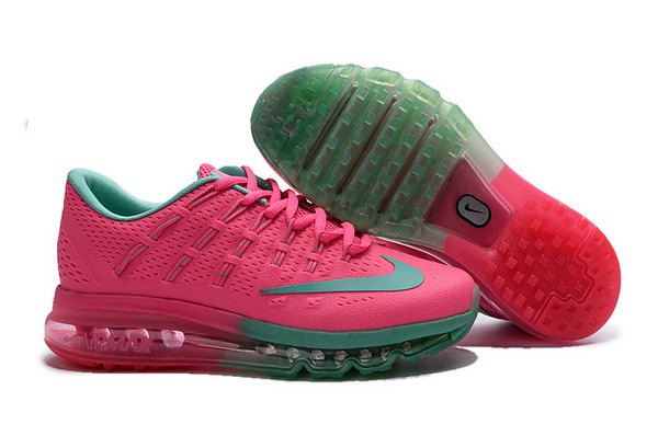 Womens Air Max 2016 Green Pink Shoes Online